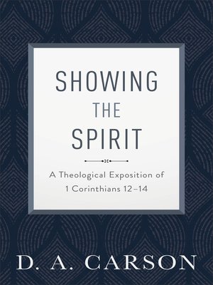 cover image of Showing the Spirit